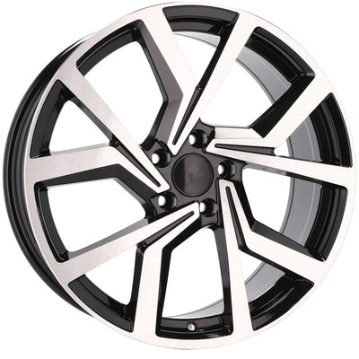 Alu kola pro Volkswagen B1154 7x17 5x100 ET45 57.1 černá – detail 1