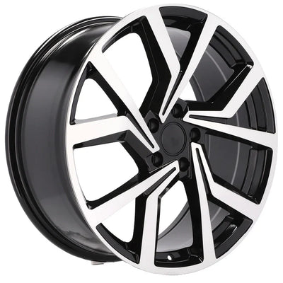 Alu kola pro Volkswagen B1154 7x17 5x100 ET45 57.1 černá – detail 4
