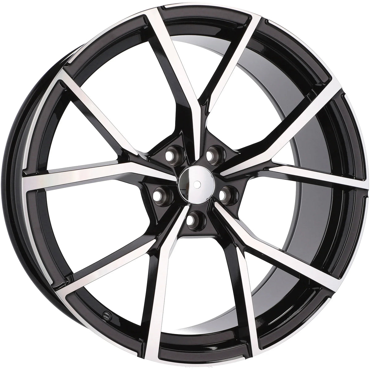 Alu kola pro Volkswagen B5801 8x19 5x112 ET28 66.6 černá – detail 1