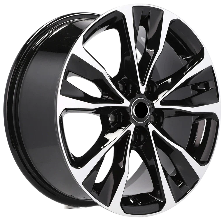 Alu kola pro Toyota B5212 6.5x16 5x114.3 ET40 60.1 Black Polished – detail 3