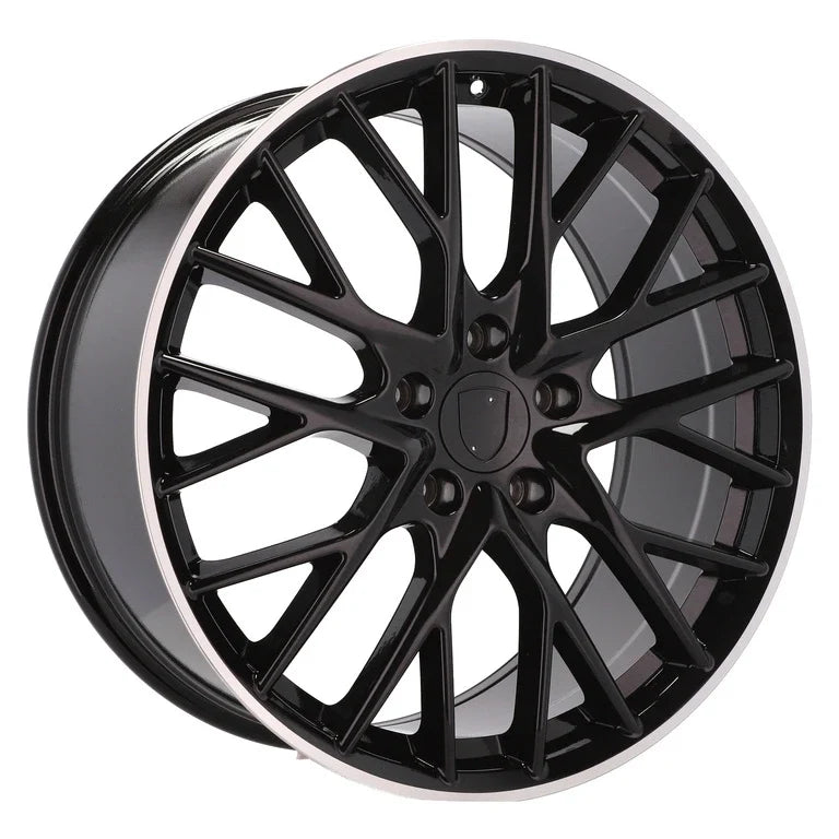 Alu kola pro Porsche B5541 11x21 5x130 ET60 71.6 černá – detail 2