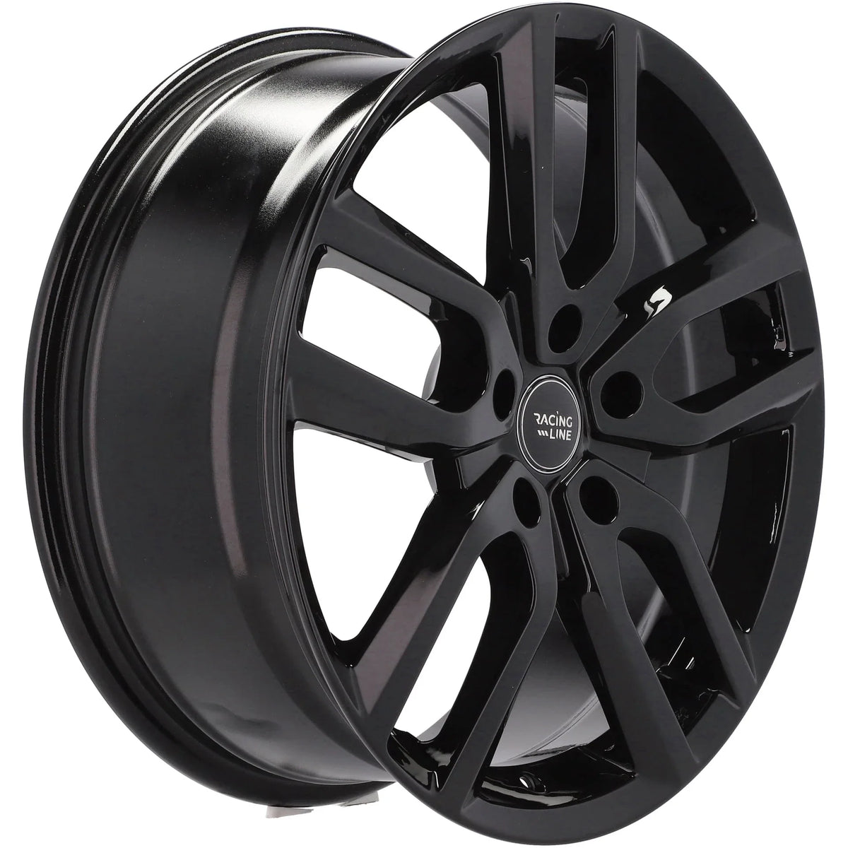 Alu kola Racing Line B5883 7x17 5x114.3 ET45 67.1 černá – detail 3
