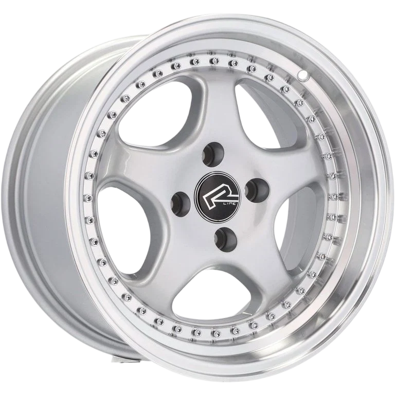 Alu kola pro BMW BK660 7x14 4x100 ET20 Silver & Polished Lip