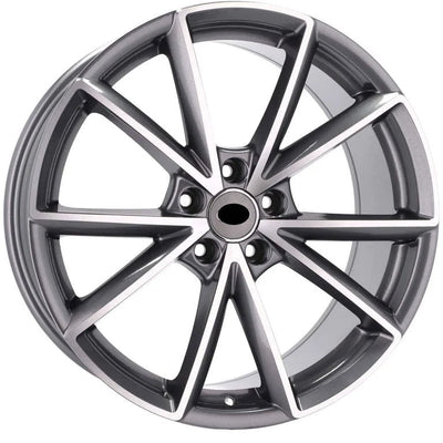 Alu kola pro Audi BK703 7.5x17 5x100 ET39 57.1 šedá – detail 1