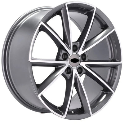 Alu kola pro Audi BK703 7.5x17 5x100 ET39 57.1 šedá – detail 2