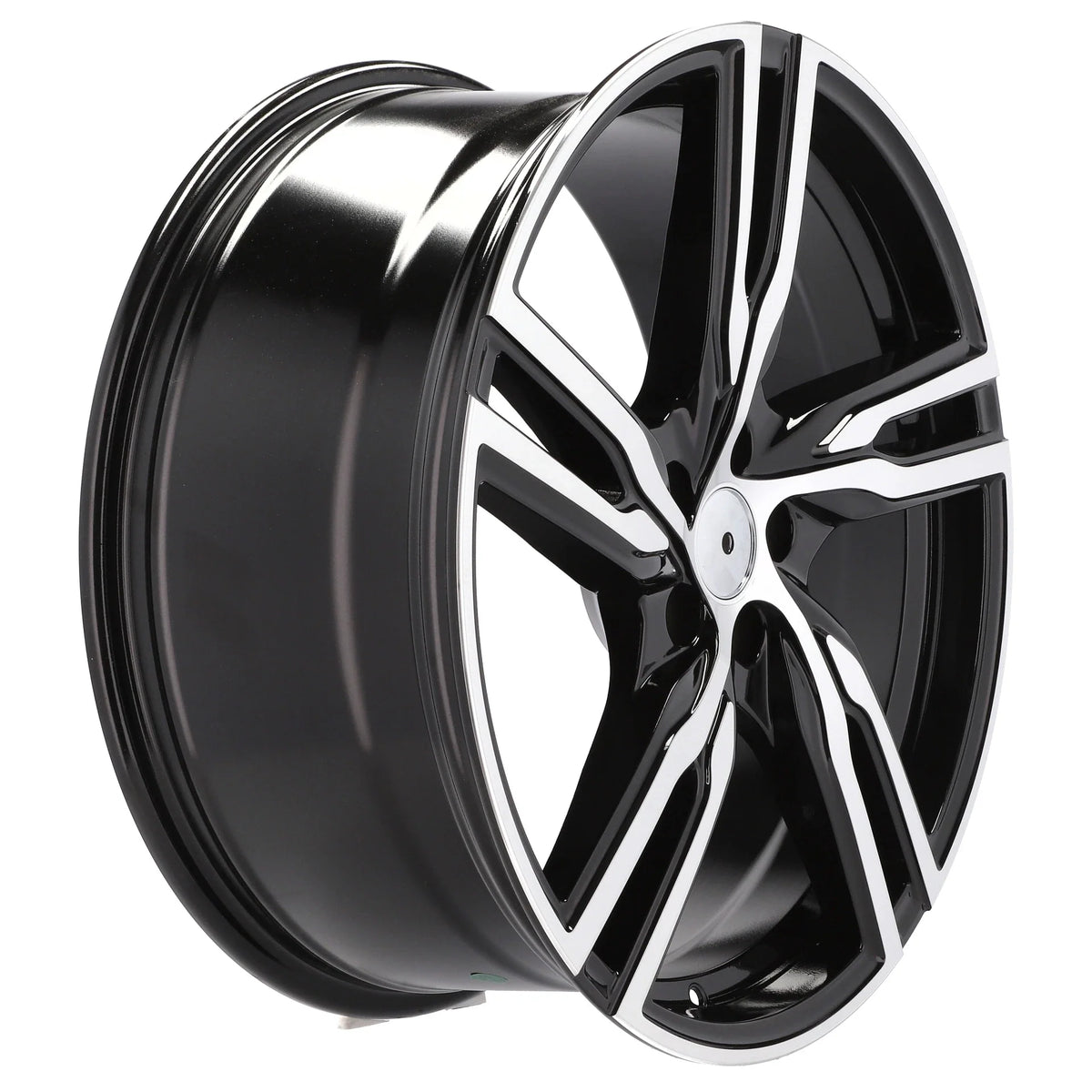 Alu kola pro Volvo FE161 8x19 5x108 ET45 63.4 Black Polished Half Matt – detail 3