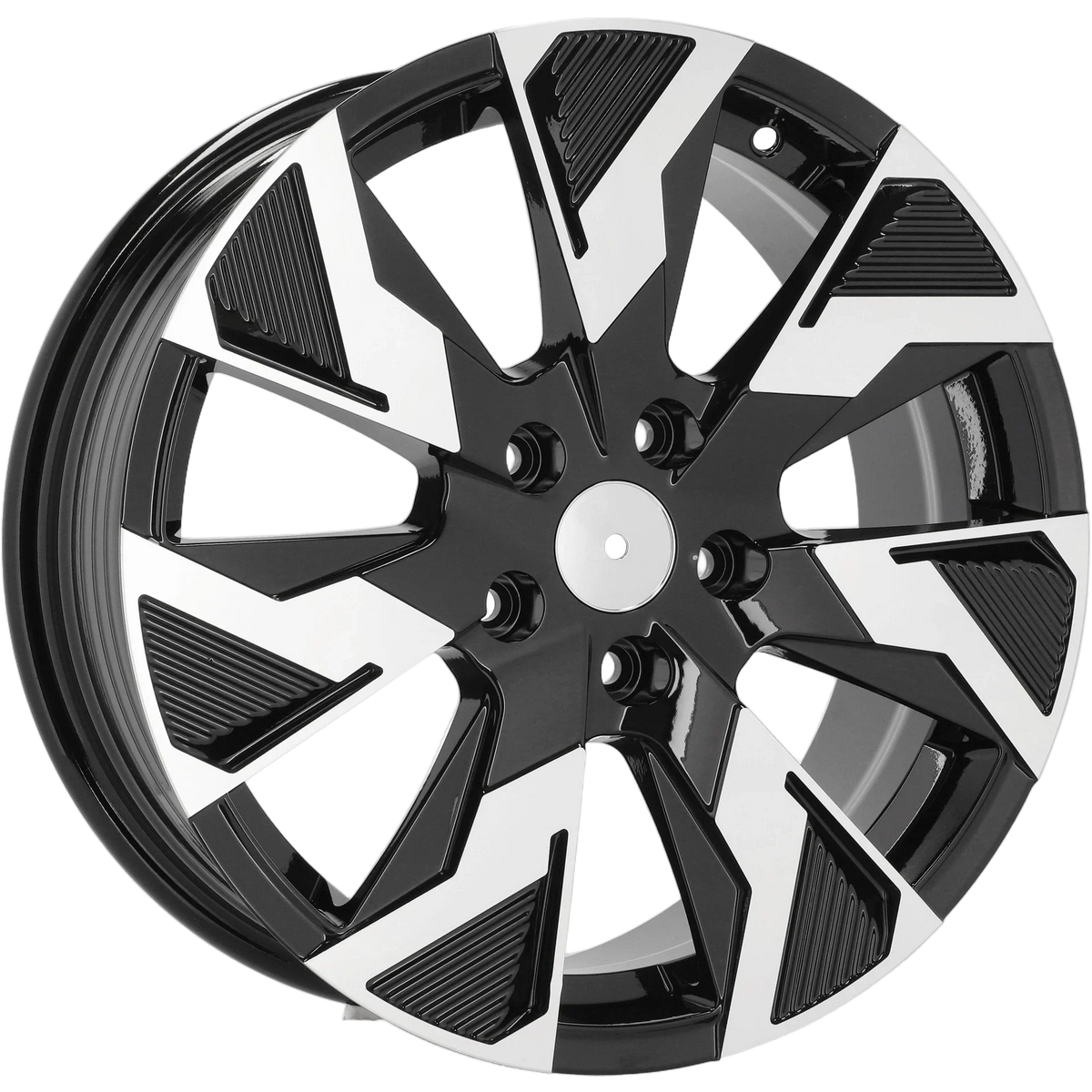 Alu kola Racing Line IN3521F 7x17 5x108 ET46 65.1 Black Polished
