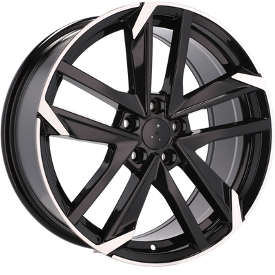 Alu kola pro Peugeot XE170 8x18 5x108 ET45 65.1 Black Polished