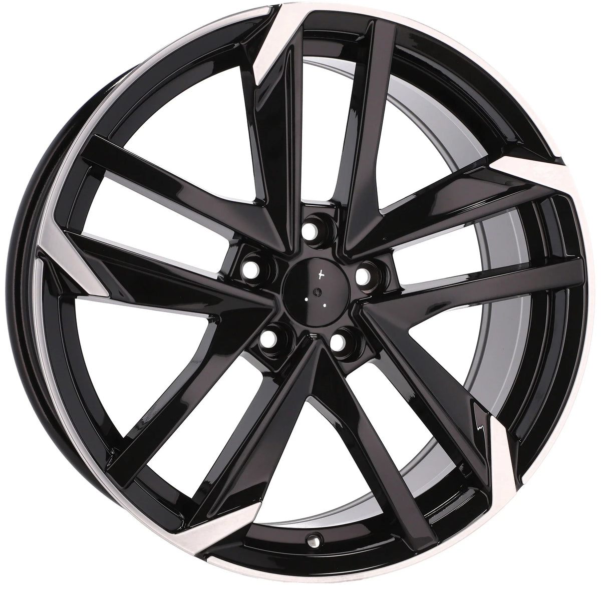 Alu kola pro Peugeot XE170 8x18 5x108 ET45 65.1 Black Polished – detail 1