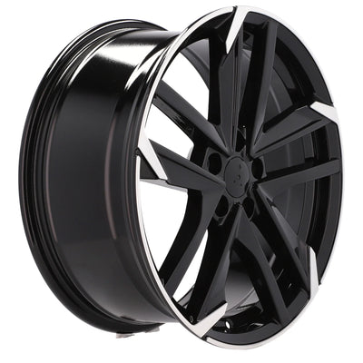Alu kola pro Peugeot XE170 8x18 5x108 ET45 65.1 Black Polished – detail 2