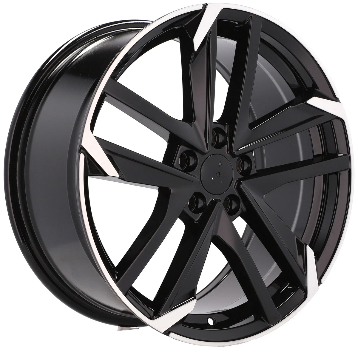 Alu kola pro Peugeot XE170 8x18 5x108 ET45 65.1 Black Polished – detail 3