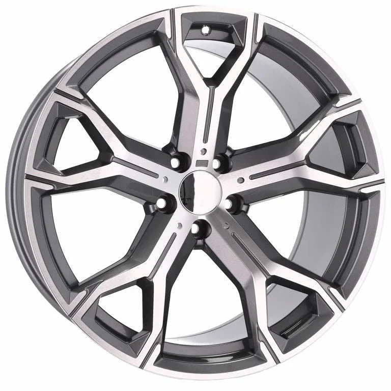 Alu kola pro BMW B5498 9.5x21 5x112 ET37 66.6 šedá – detail 4
