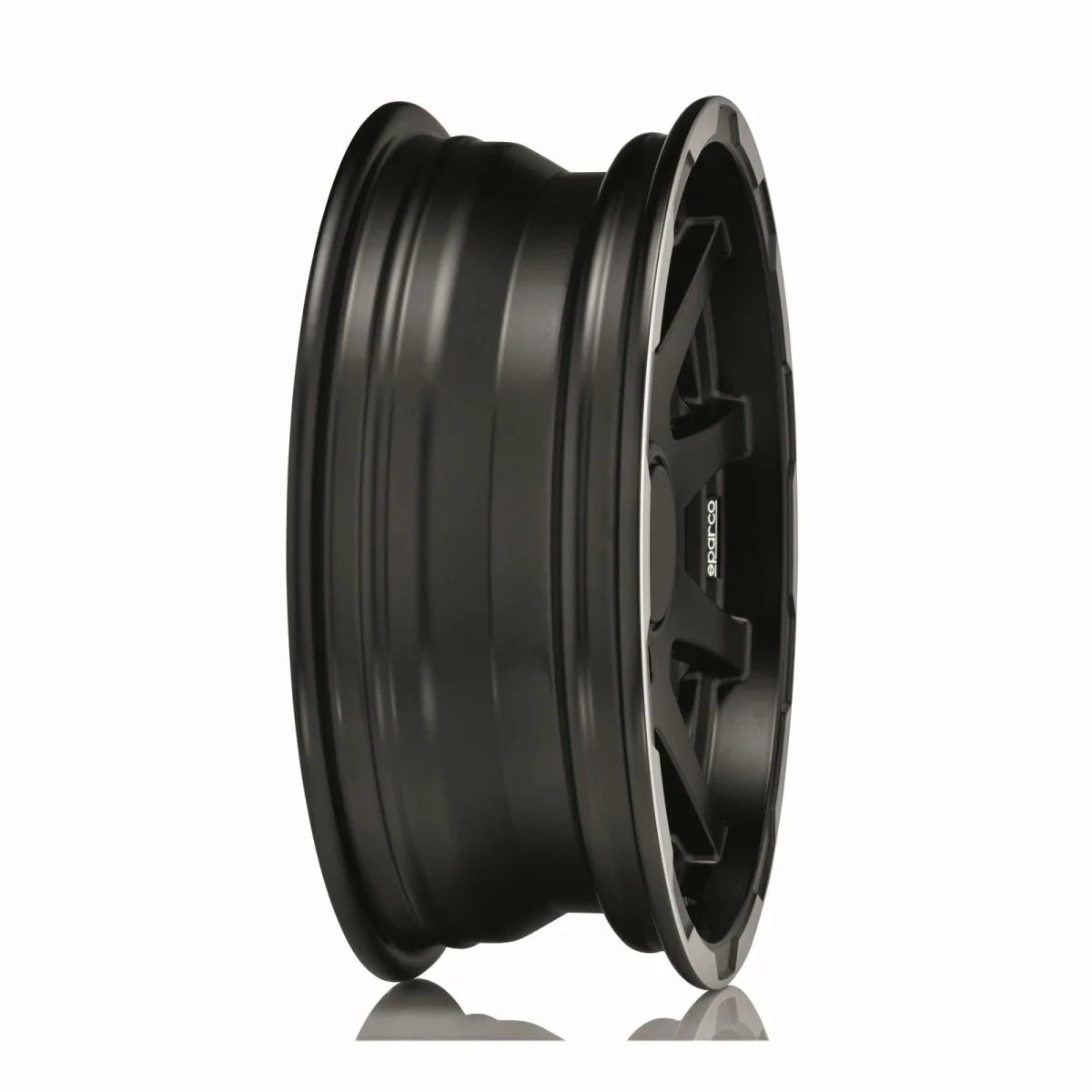 Alu kola SPARCO DAKAR 5.5x16 5x139.7 ET5 Matt Black Lip Polish