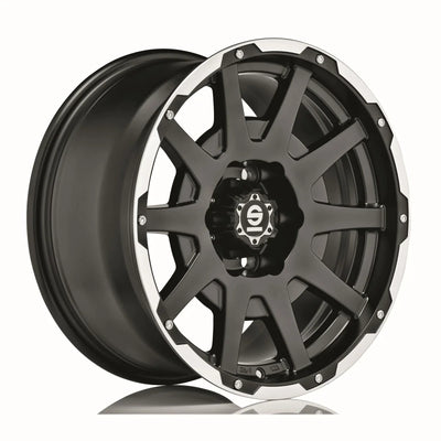 Alu kola SPARCO DAKAR 7.5x17 6x139.7 ET24 Matt Black Lip Polished+Rivets | Wheelsup.cz