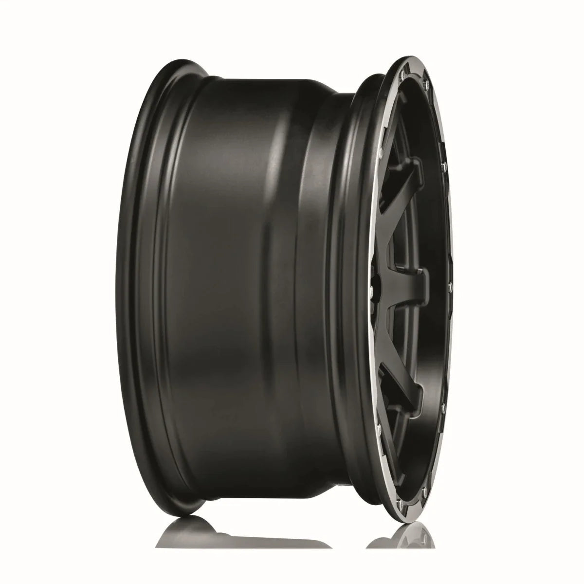 Alu kola SPARCO DAKAR 8.5x17 6x135 ET25 Matt Black Lip Polished+Rivets