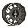 Alu kola SPARCO DAKAR 7.5x17 6x139.7 ET24 Matt Black Lip Polished+Rivets