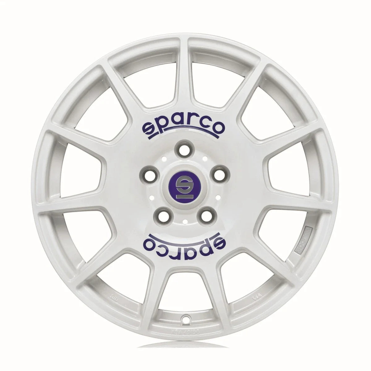 Alu kola SPARCO TERRA 7x16 4x100 ET37 White Blue Lettering