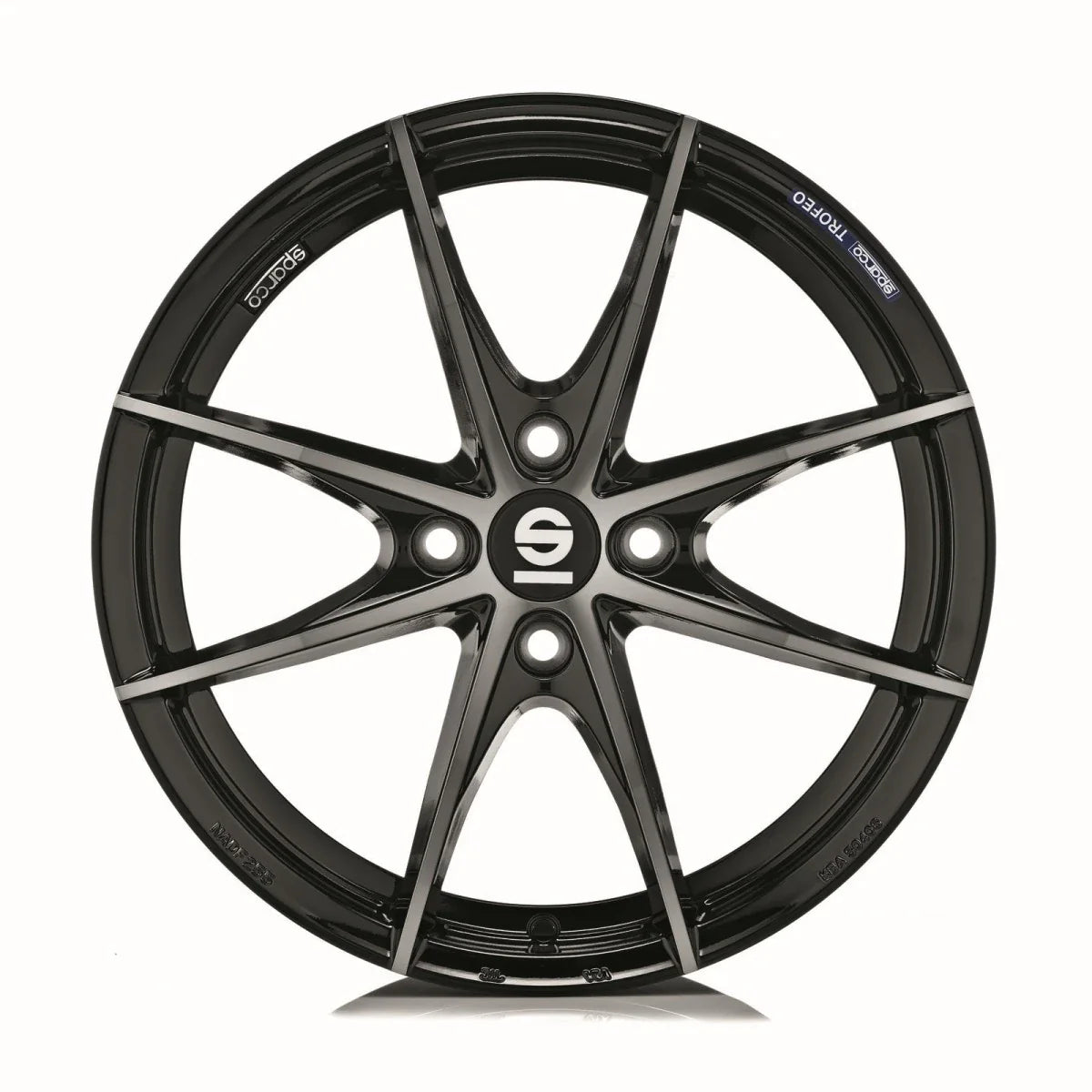 Alu kola SPARCO SPARCO TROFEO 4 7x17 ET44 4x100 63,4 Fume Black Full Polished