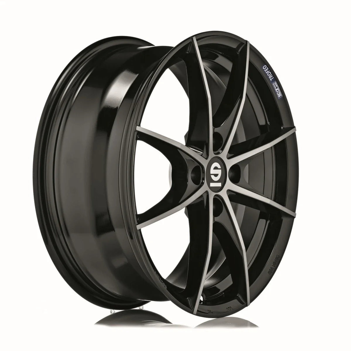 Alu kola SPARCO TROFEO 4 7x17 4x108 ET47 Fume Black Full Polished