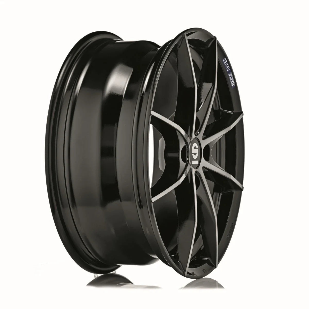 Alu kola SPARCO SPARCO TROFEO 4 7x17 ET44 4x100 63,4 Fume Black Full Polished