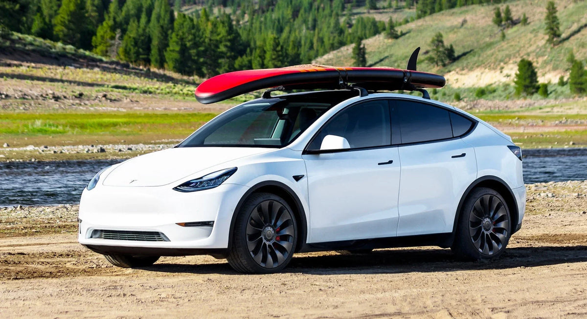 Alu kola pro Tesla YS214 9.5x19 5x114.3 ET45 64.1 Black Half Matt | Wheelsup.cz