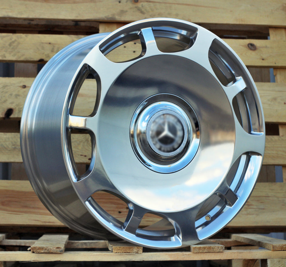 Alu kola pro Mercedes FBX007 9.5x20 5x112 ET43.5 66.6 Full Polished