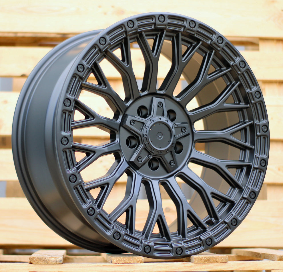 Alu kola pro Offroad A1894 9x20 6x139.7 ET18 110.5 Black Half Matt