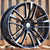 Alu kola pro Masserati H1005 9x21 5x114.3 ET35 67.1 Black Polished