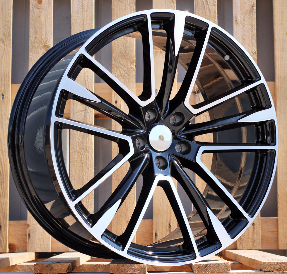 Alu kola pro Masserati H1005 10x21 5x114.3 ET42 67.1 Black Polished