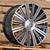 Alu kola pro Mercedes FB0620J 10x22 5x112 ET45 66.6 Black Polished