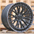 Alu kola pro Mercedes 3S1384 8.5x19 5x112 ET36 66.6 Black Matt & Polished Lip