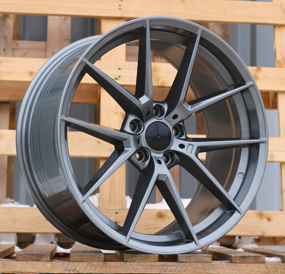 Alu kola pro BMW HE761 9.5x20 5x120 ET40 72.6 Gun Metal