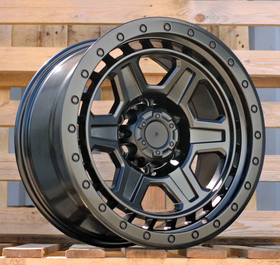 Alu kola pro Offroad JT185 9x17 6x139.7 ET 110.1 Black Matt