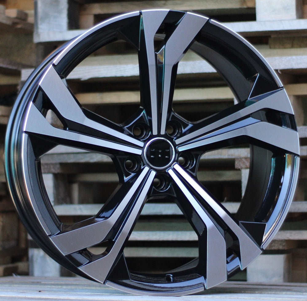 Alu kola pro Audi B5873 8.5x20 5x112 ET36 Black Polished