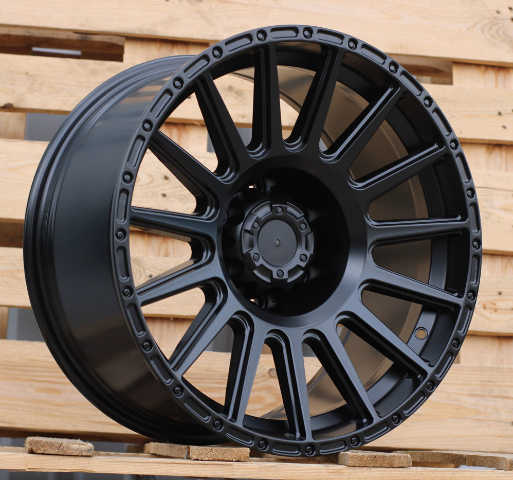 Alu kola pro Offroad FBX026 9x18 6x139.7 ET-12 106.1 Black Half Matt
