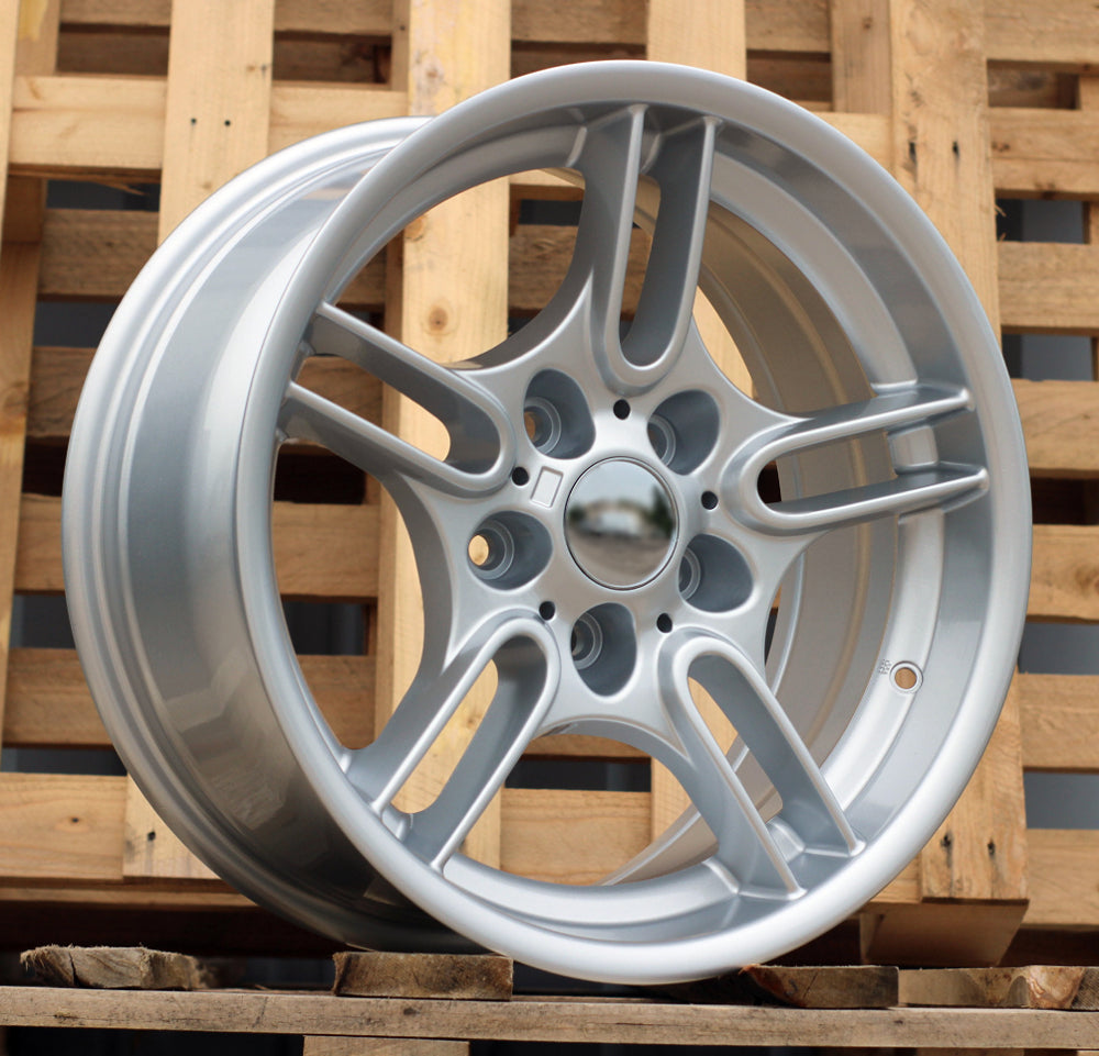 Alu kola pro BMW A5477 8x17 5x120 ET20 74.1 Silver Shining