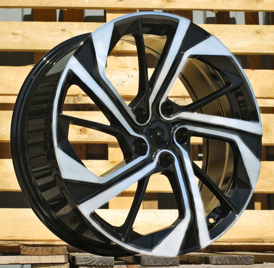 Alu kola pro Nissan D1981 7.5x19 5x114.3 ET45 Black Polished