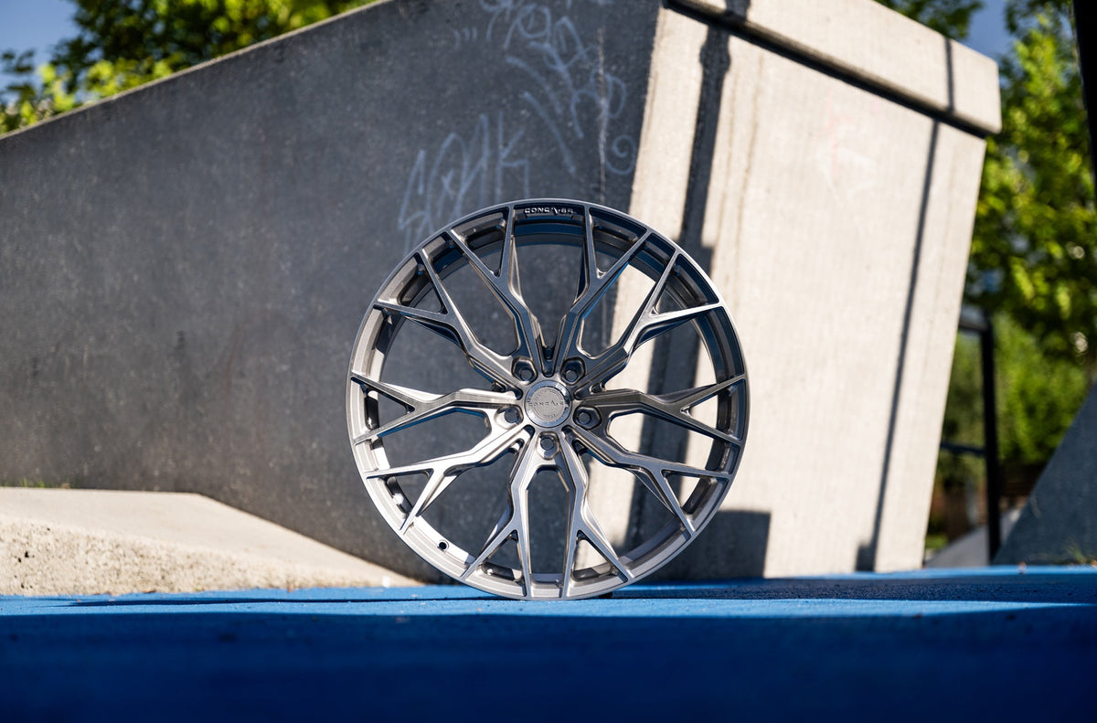Alu kola Concaver CVR1 20x9,5 ET22-40 BLANK Brushed Titanium – detail 2