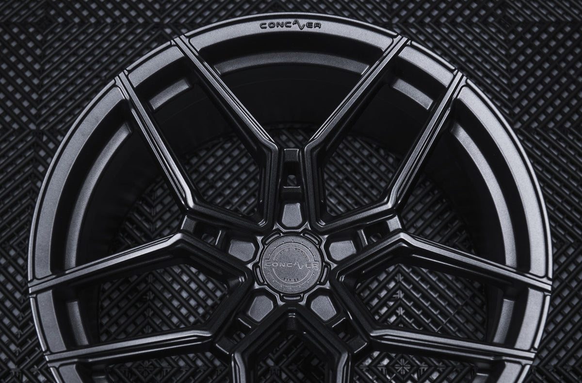 Alu kola Concaver CVR5 19x8,5 ET45 5x112 Carbon Graphite – detail 2