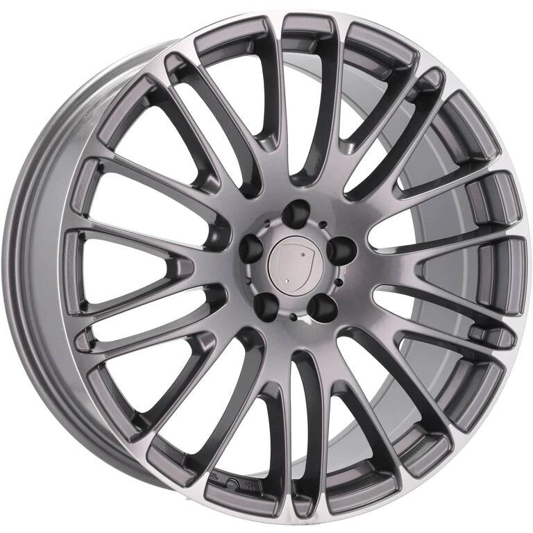 Alu kola pro Porsche BY913 8.5x20 5x112 ET21 Grey Polished