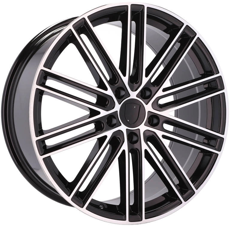 Alu kola pro Porsche B1271 9.5x21 5x130 ET60 Black Polished