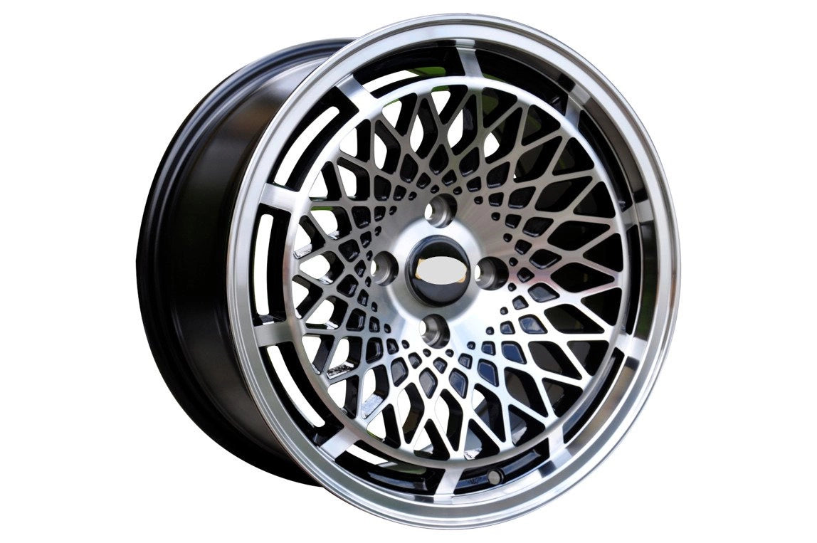 Alu kola pro Racing Line LU519 8x15 4x100 ET25 Black Polished