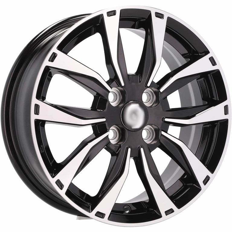 Alu kola pro Racing Line SW301 6x15 4x100 ET45 Black Polished