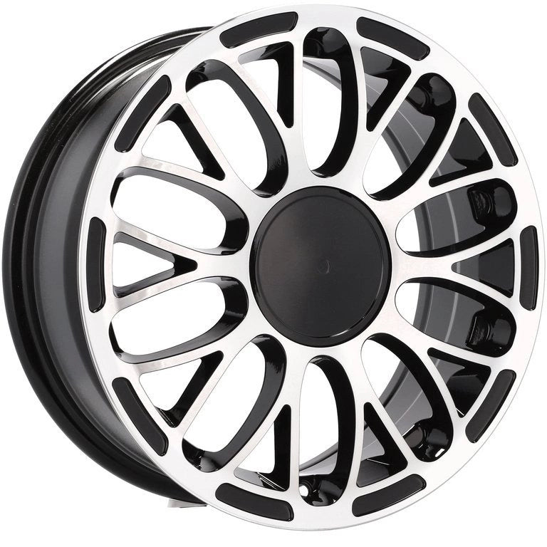 Alu kola pro Fiat LU392 6.5x16 4x98 ET35 Black Polished