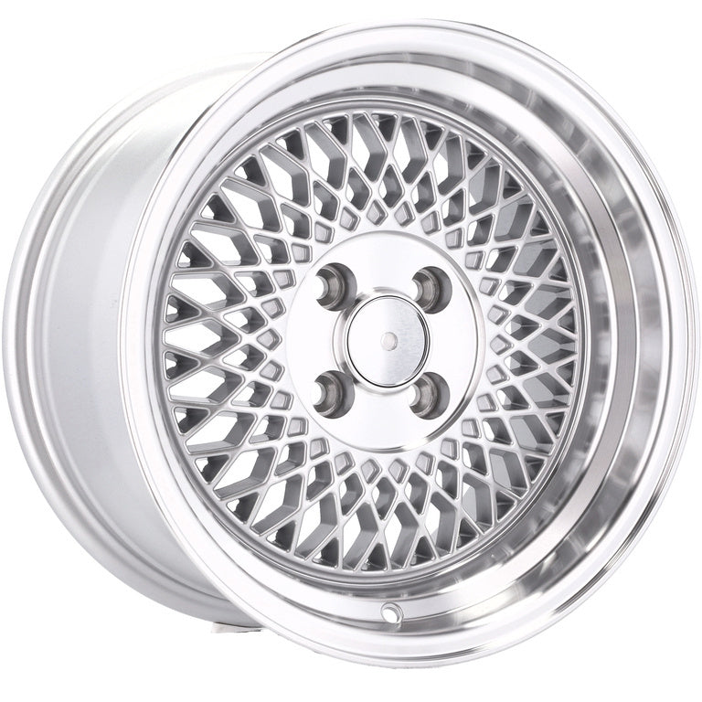 Alu kola pro Racing Line XF098 8.25x15 4x100 ET20 Polished Silver