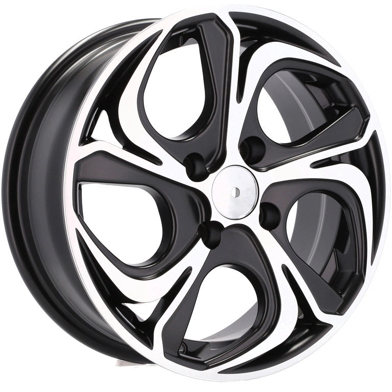 Alu kola Racing Line BY980 4.5x14 4x100 ET40 Black Polished