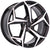 Alu kola pro Volkswagen B5340 6.5x16 5x100 ET45 57.1 Black Polished