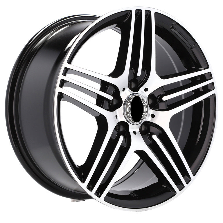 Alu kola pro Mercedes DW202 7.5x16 5x112 ET35 Black Polished