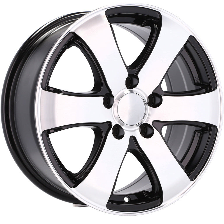 Alu kola pro Mercedes BK747 7x16 6x130 ET55 Black Polished