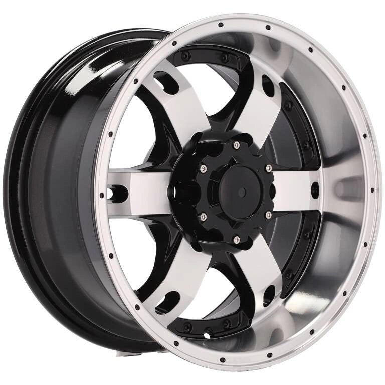 Alu kola pro Offroad BK749 8x16 6x139.7 ET-10 Black Polished